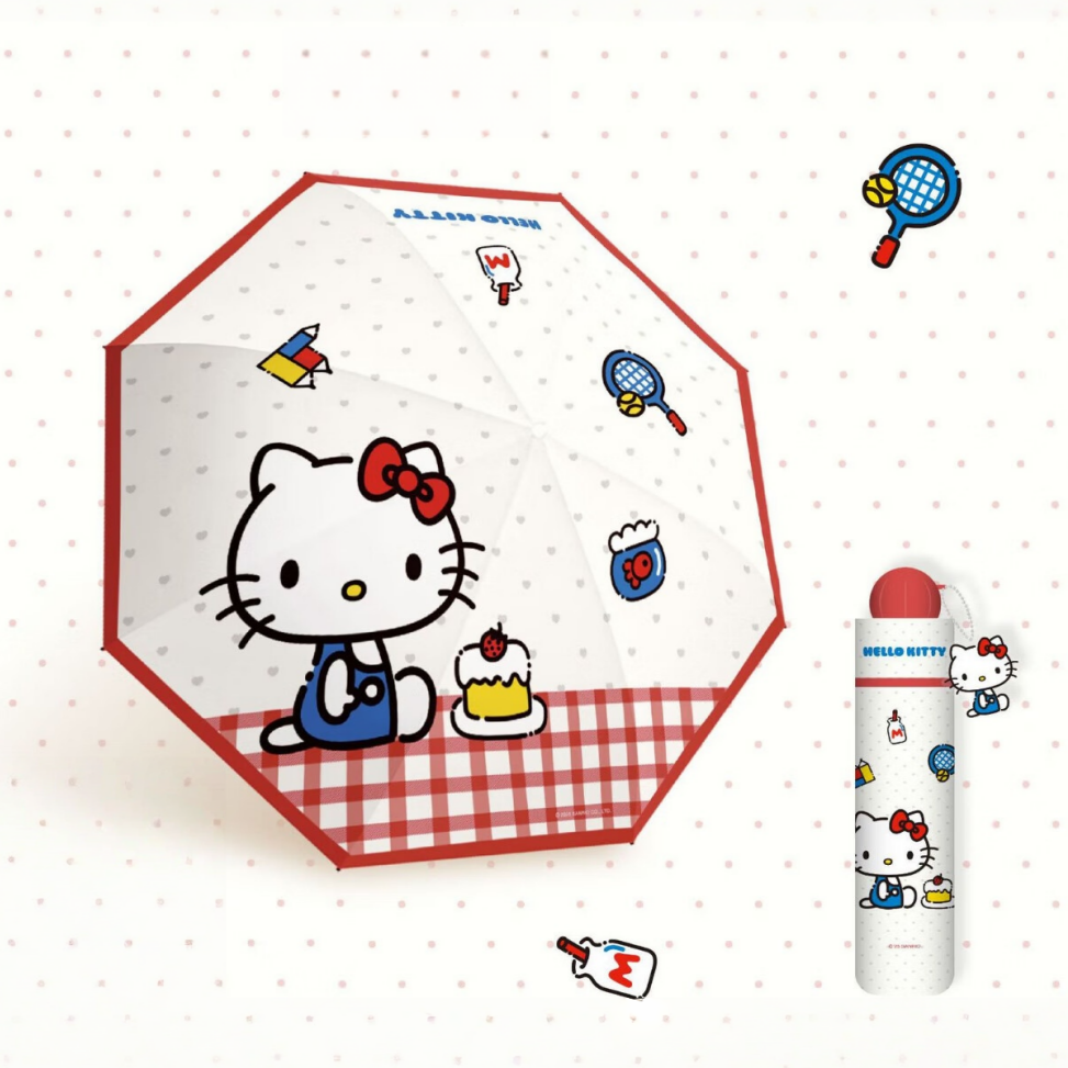 可愛い UVカット 晴雨兼用 折りたたみ傘 C-230