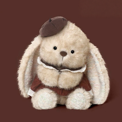 垂れ耳ウサギ レトロ プレゼント もこもこ ぬいぐるみ C-246
