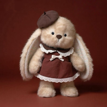 垂れ耳ウサギ レトロ プレゼント もこもこ ぬいぐるみ C-246