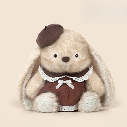 垂れ耳ウサギ レトロ プレゼント もこもこ ぬいぐるみ C-246