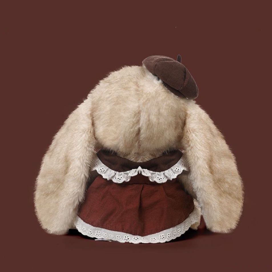 垂れ耳ウサギ レトロ プレゼント もこもこ ぬいぐるみ C-246