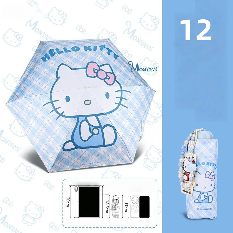 5折り コンパクト 晴雨傘 UPF50+ 水はじく 超軽量 ミニ傘 C-268