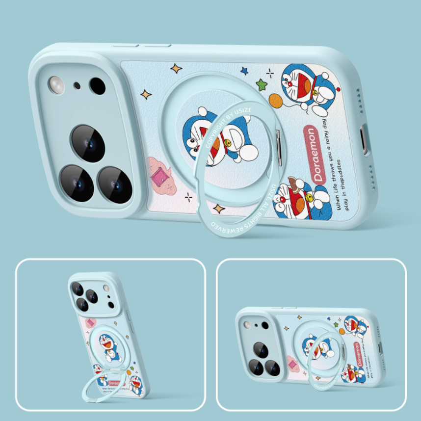 iPhone機種に対応 磁気吸着 スタンド付き スマホケース C-80002