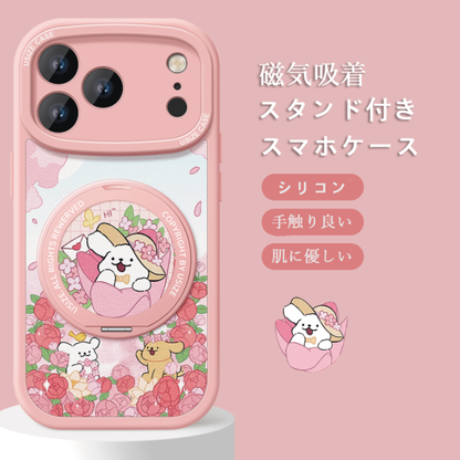🔥数量限定 360度回転スタンド iPhone機種に対応 磁気吸着 スマホケース C-80004