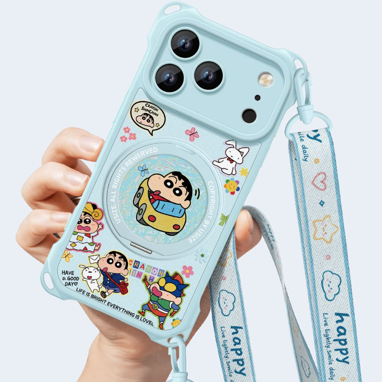 自由に活用可能 斜め掛け / 首掛け / 手首掛け iPhone機種に対応 スマホケース C-80005