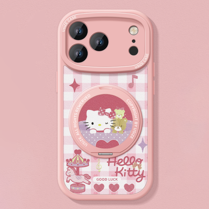 360度回転スタンド iPhone機種に対応 磁気吸着 スマホケース C-80006