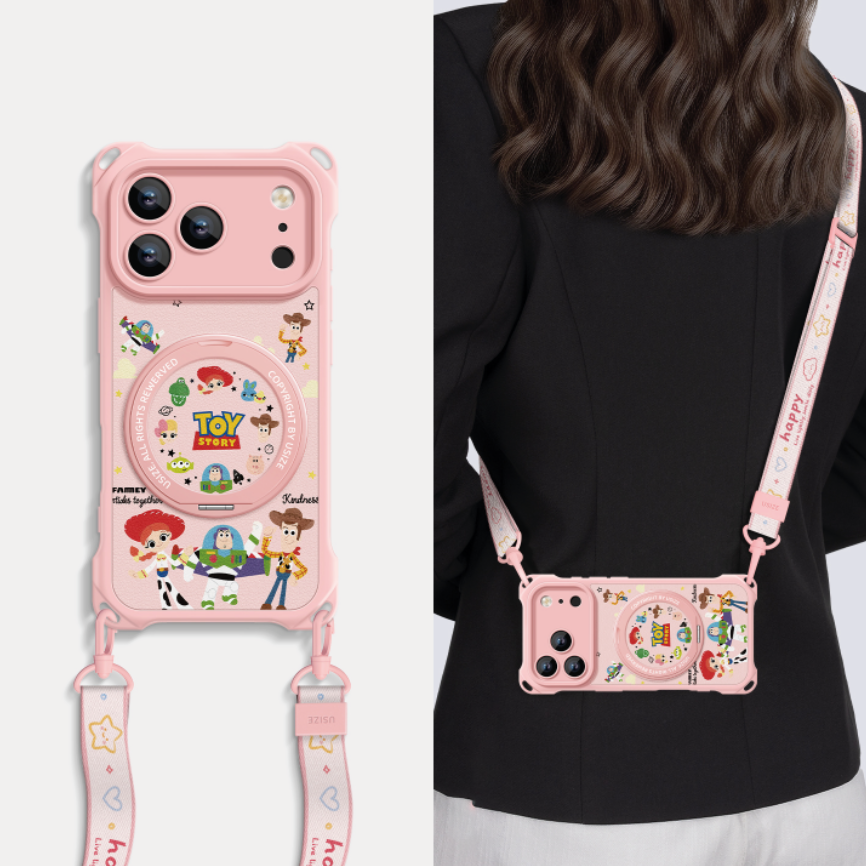 衝撃吸収 しっかり保護 iPhone機種に対応 360度回転スタンド スマホケース C-80009