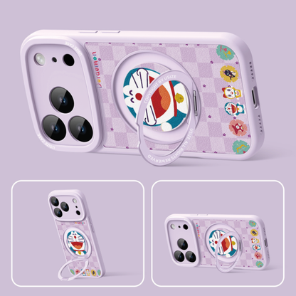 iPhone機種に対応 360度回転スタンド 磁気吸着 スマホケース C-80010