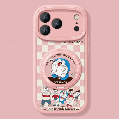 iPhone機種に対応 360度回転スタンド 磁気吸着 スマホケース C-80010