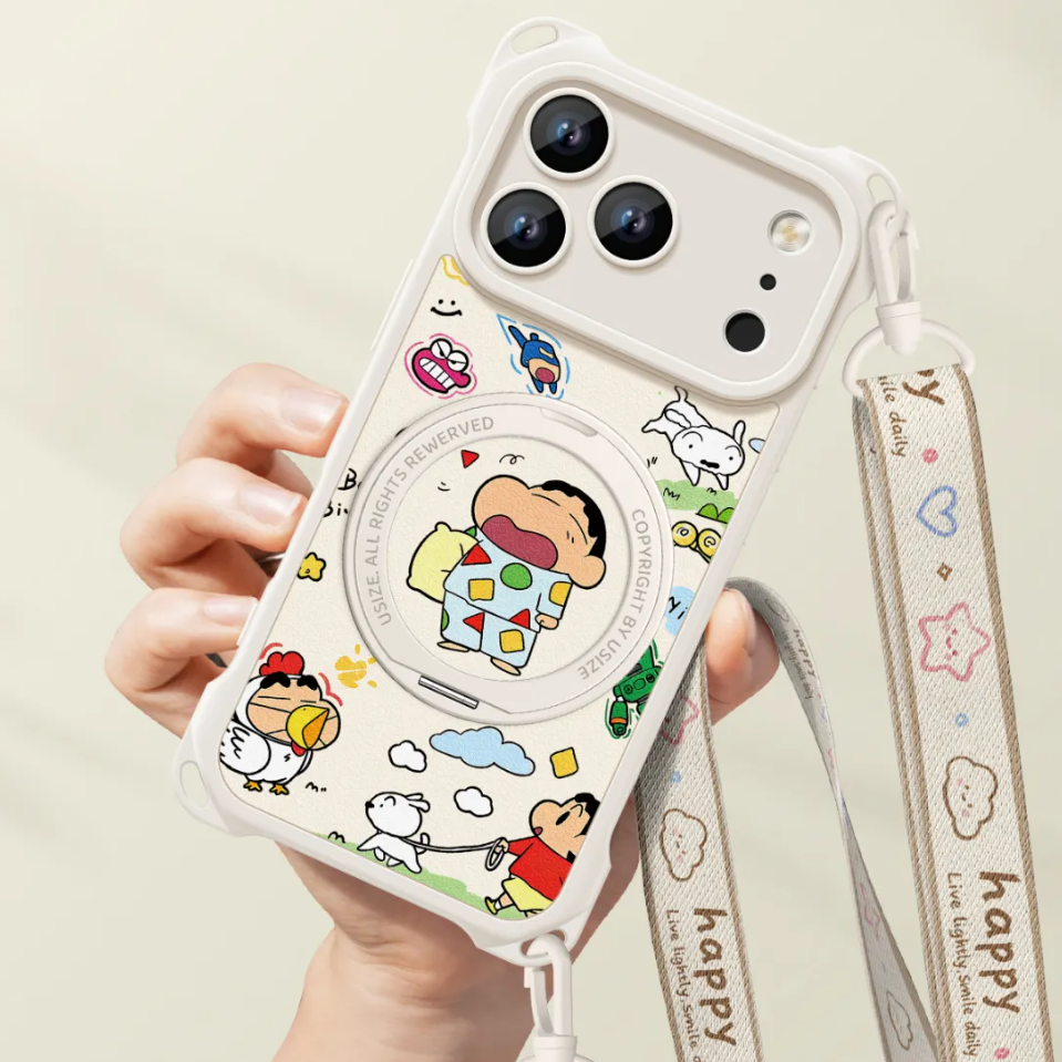 斜め掛け / 首掛け / 手首掛け iPhone機種に対応 スマホケース C-80008