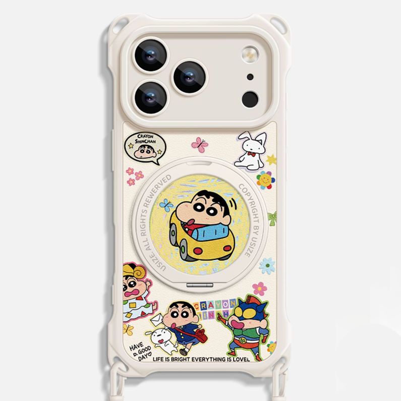 自由に活用可能 斜め掛け / 首掛け / 手首掛け iPhone機種に対応 スマホケース C-80005