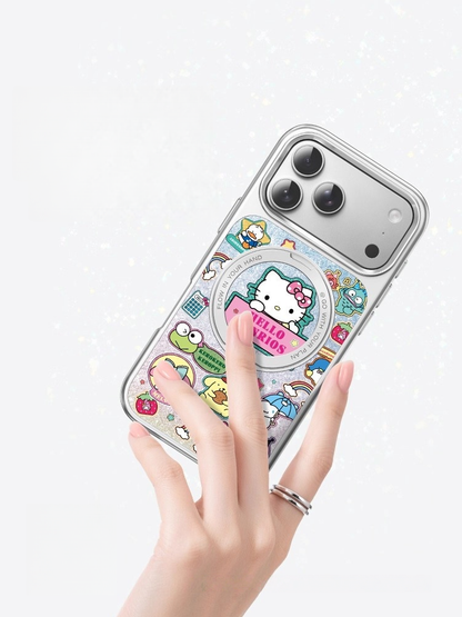 iPhone機種に対応 360度回転スタンド 磁気吸着 スマホケース C-80011