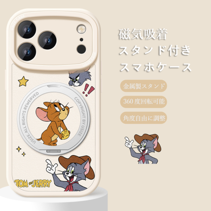 全面カバー iPhone機種に対応 磁気吸着 スマホケース C-80017