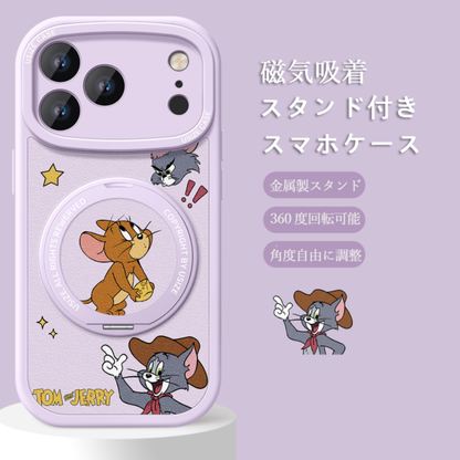 全面カバー iPhone機種に対応 磁気吸着 スマホケース C-80017