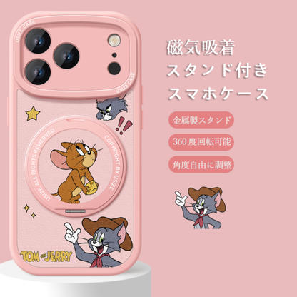 全面カバー iPhone機種に対応 磁気吸着 スマホケース C-80017