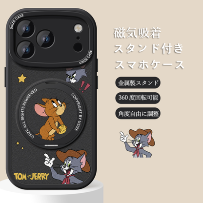 全面カバー iPhone機種に対応 磁気吸着 スマホケース C-80017