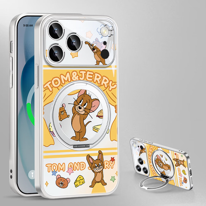 iPhone機種に対応 衝撃防止 高段差保護 横縦両用スタンド スマホケース C-80029