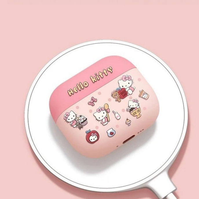 落下防止 汚れに強い キーホルダー付き AirPodsケース C-80060