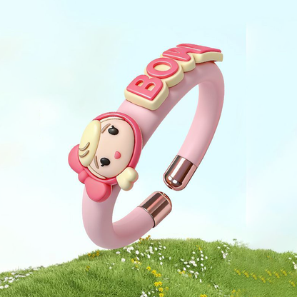 【子ども安心🌿】天然ハーブ 子供用 蚊よけブレスレット・虫よけリング C-328