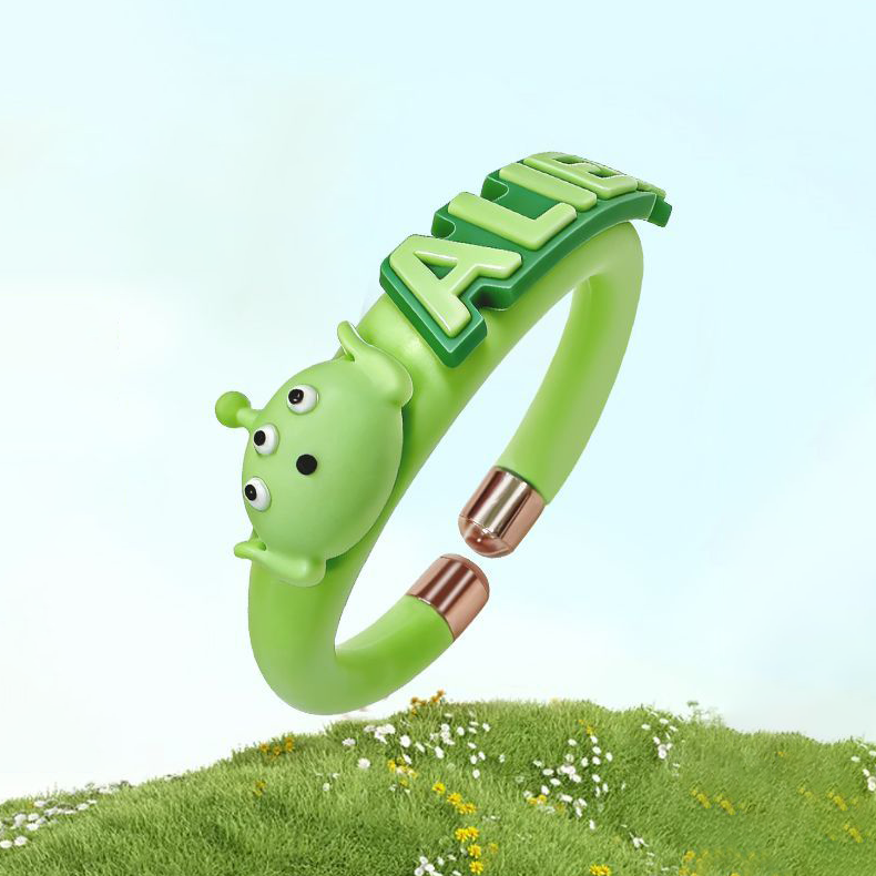 【子ども安心🌿】天然ハーブ 子供用 蚊よけブレスレット・虫よけリング C-328