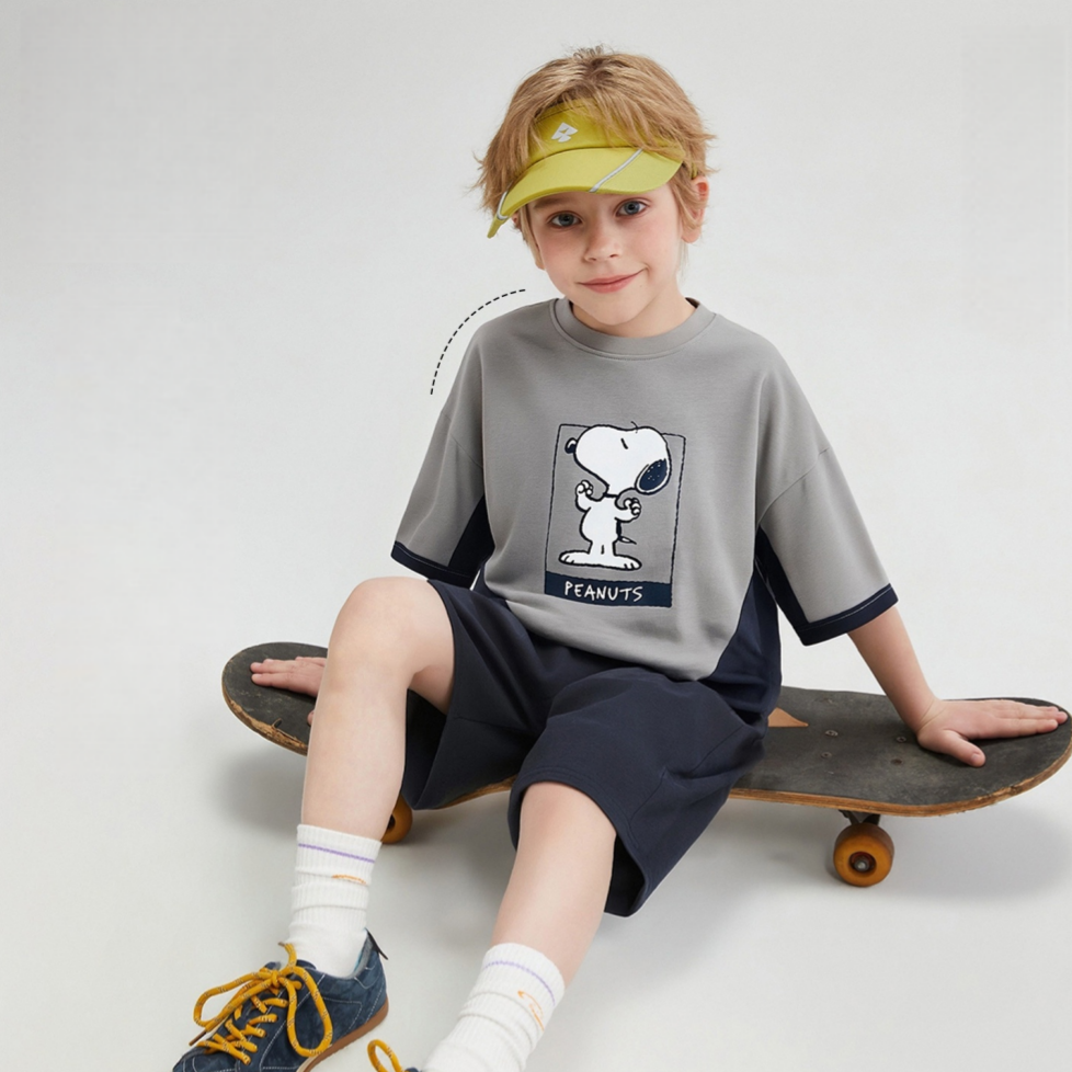肌に優しい 夏コーデ 上下セット Tシャツ+ショーツ セットアップ n-319