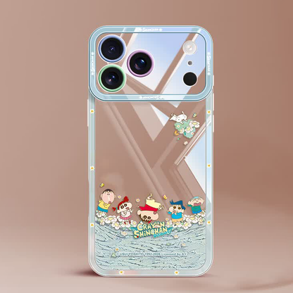 iPhone対応 透明クリア 薄型軽量 耐衝撃 高段差全周保護 スマホケース C-80052