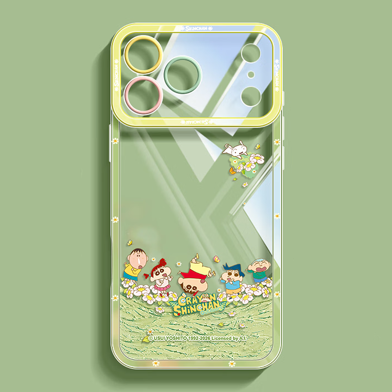 iPhone対応 透明クリア 薄型軽量 耐衝撃 高段差全周保護 スマホケース C-80052
