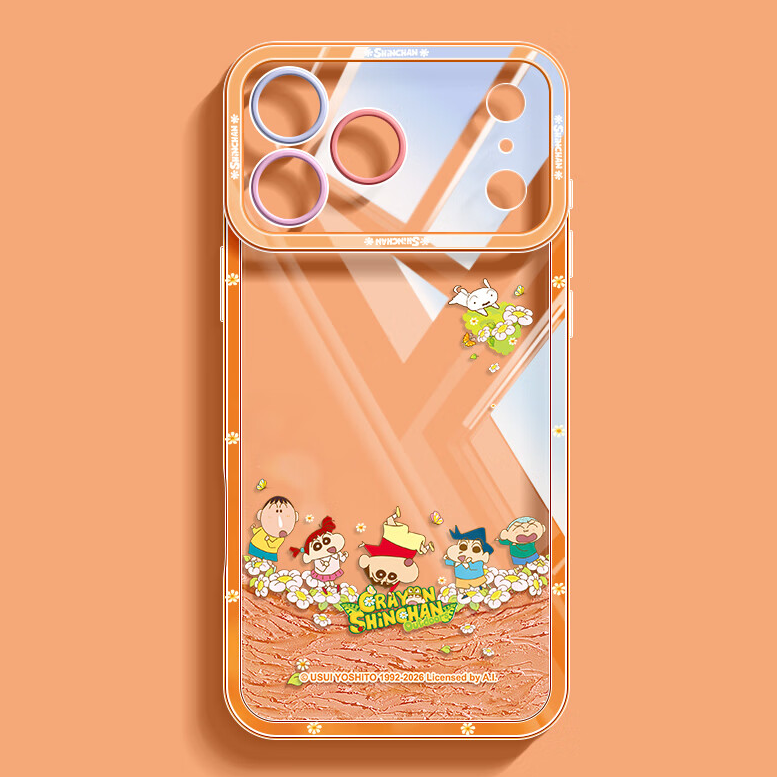 iPhone対応 透明クリア 薄型軽量 耐衝撃 高段差全周保護 スマホケース C-80052
