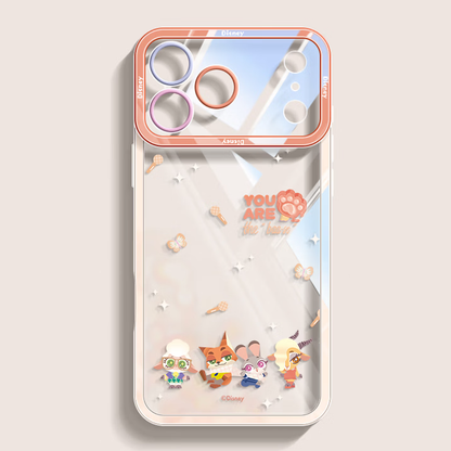 iPhone対応 透明クリア 薄型軽量 耐衝撃 全周囲保護 スマホケース C-80053