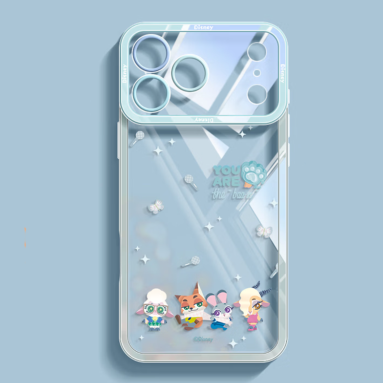 iPhone対応 透明クリア 薄型軽量 耐衝撃 全周囲保護 スマホケース C-80053