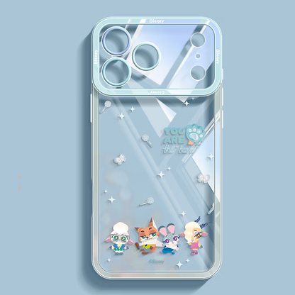 iPhone対応 透明クリア 薄型軽量 耐衝撃 全周囲保護 スマホケース C-80053