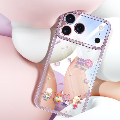 iPhone対応 透明クリア 薄型軽量 耐衝撃 全周囲保護 スマホケース C-80053