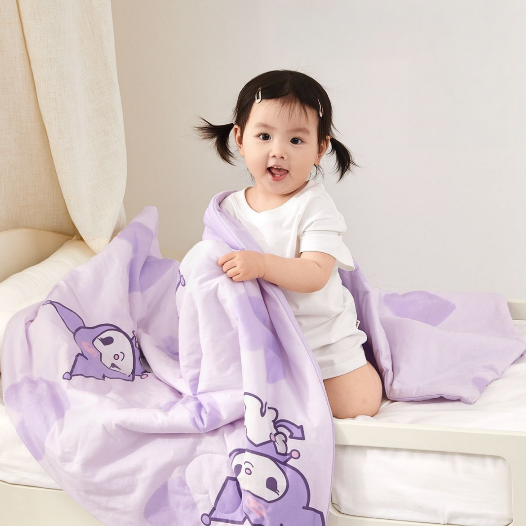 【カバー不要・丸洗いOK】 低刺激繊維 乳幼児 抗菌防ダニ 綿100% 柔らか肌触り 単品夏掛け布団 C-362