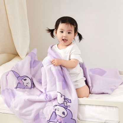 【カバー不要・丸洗いOK】 低刺激繊維 乳幼児 抗菌防ダニ 綿100% 柔らか肌触り 単品夏掛け布団 C-362