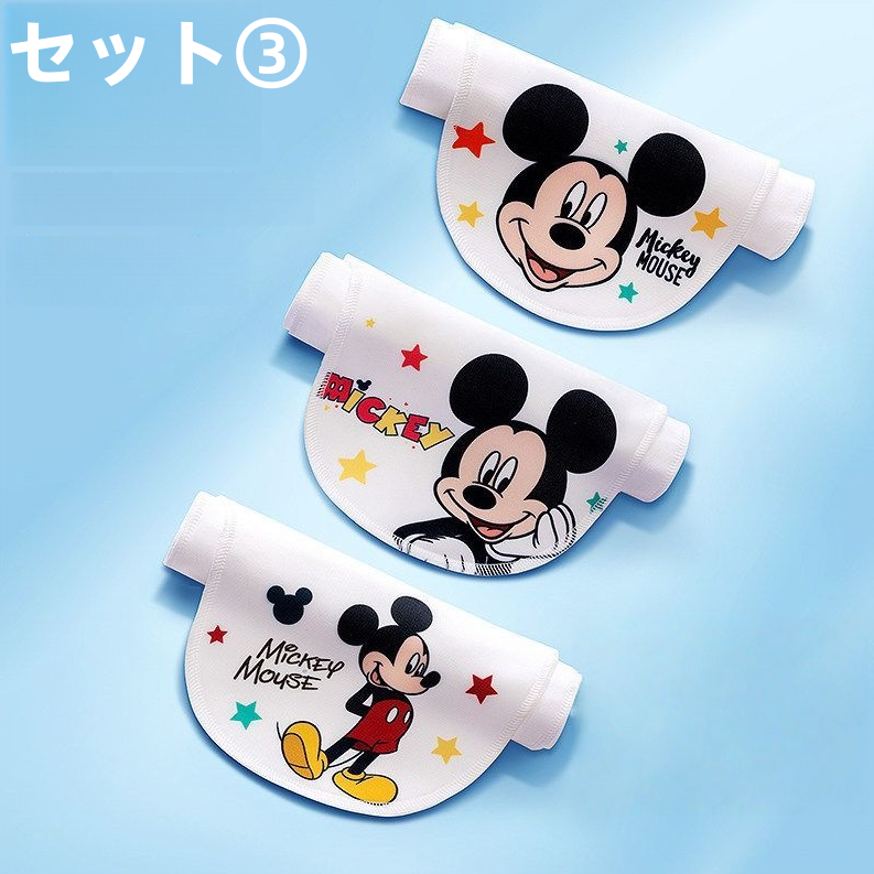 【ベビー・キッズ用 汗取りパッド】3サイズ展開 0〜10歳 新生児対応 無蛍光剤 通気吸汗 背中タオル C-344