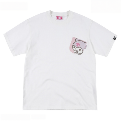 2色 男女兼用 ポケットデザイン Tシャツ C-50035