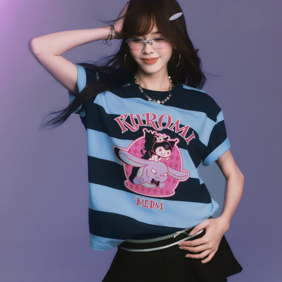 2色展開 男女兼用 ボーダー Tシャツ C-50038