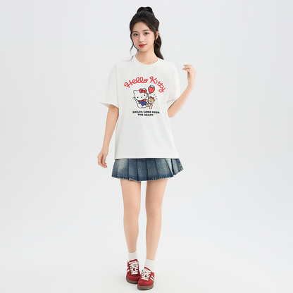 3色展開 かわいい プリント Tシャツ C-50048