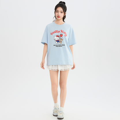 3色展開 かわいい プリント Tシャツ C-50048
