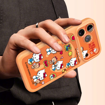 iPhone機種に対応 ワイドレンズ窓 スマホケース C-80093