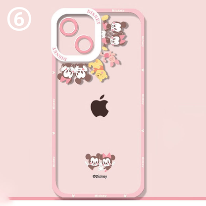 iPhone機種に対応 透明 レンズ全面カバー スマホケース C-80117