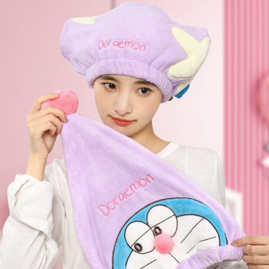 【👛 コスパ最強】2点 ふわふわ 速乾 吸水力抜群 ヘアキャップ C-459