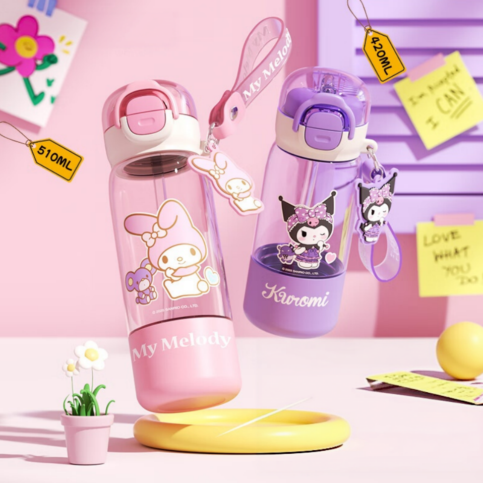 420ml/510ml 軽量 プラスチック 水筒 ボトル C-460
