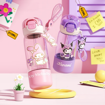 420ml/510ml 軽量 プラスチック 水筒 ボトル C-460