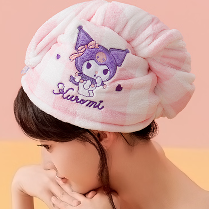 ふわふわ 速乾 吸水力抜群 ヘアキャップ C-463