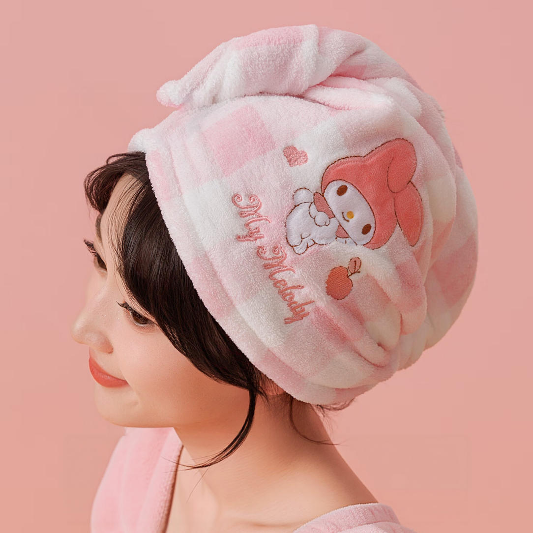 ふわふわ 速乾 吸水力抜群 ヘアキャップ C-463