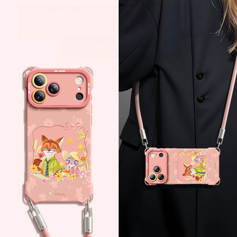 iPhone機種に対応 耐衝撃・防汚 ストラップ スマホケース C-80169