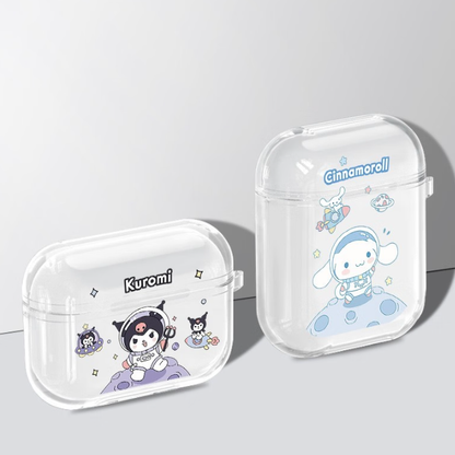 クリアデザイン ソフト ワイヤレス充電対応 AirPodsケース C-80173