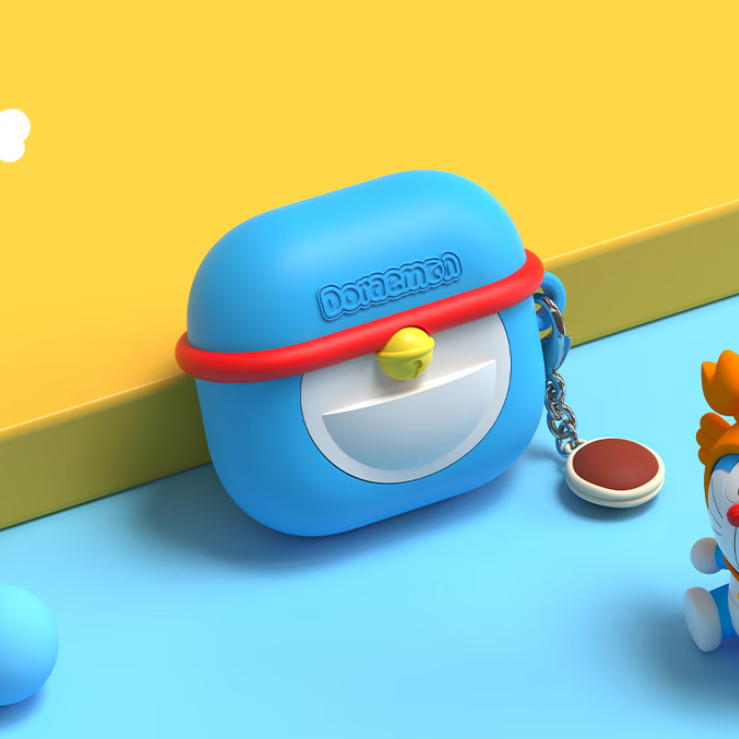 3Dデザイン かわいい 衝撃吸収 AirPodsケース C-80177