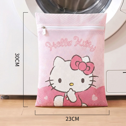 単品/セット 細目メッシュ ファスナー式 衣類 洗濯ネット C-512